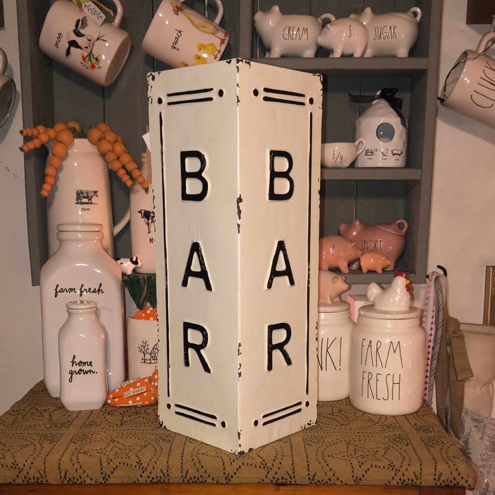 PD Home & Garden Corner BAR Sign (Metal)